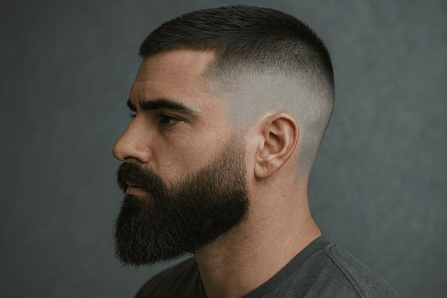 hombre con bigote de herradura